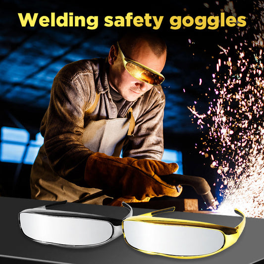 🔥Hot New Products LIMIT TIME 50% OFF🔥Protective One-Piece Mirror Welding Goggles