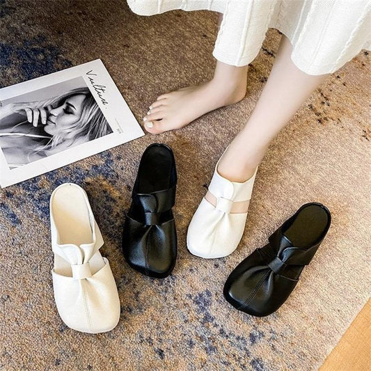 ✈️Buy 2 and get free shipping✈️Cut-out design flat mules