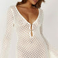 Sexy Hollow Knitted Beach Bikini Cover-Up