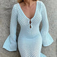 Sexy Hollow Knitted Beach Bikini Cover-Up