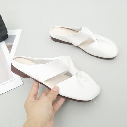 ✈️Buy 2 and get free shipping✈️Cut-out design flat mules