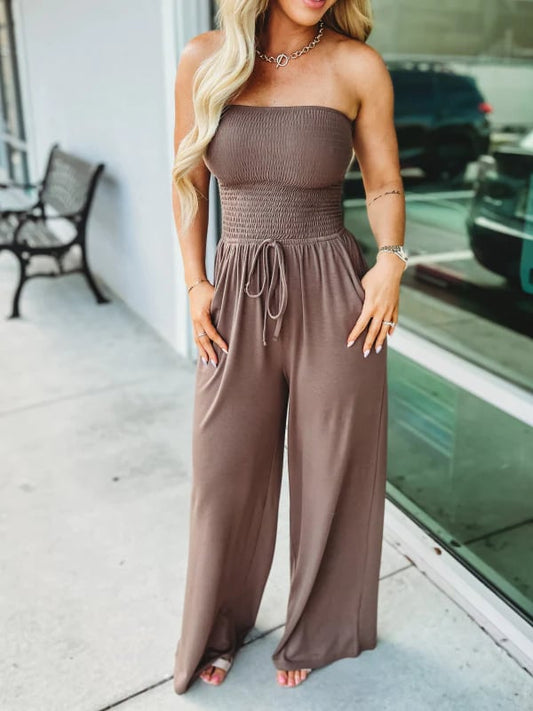 💖The latest off-shoulder waist jumpsuit💖