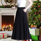 🎁Fall High-waist Draping Casual Pleated Skirt