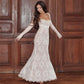 💃👑Sexy and Elegant -Women’s Shawl Drawstring Lace Maxi Dress👑💃