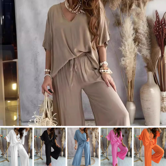 💥Limited time 50% off & Free Shipping 💕Women’s Casual Loose Solid Color Suit