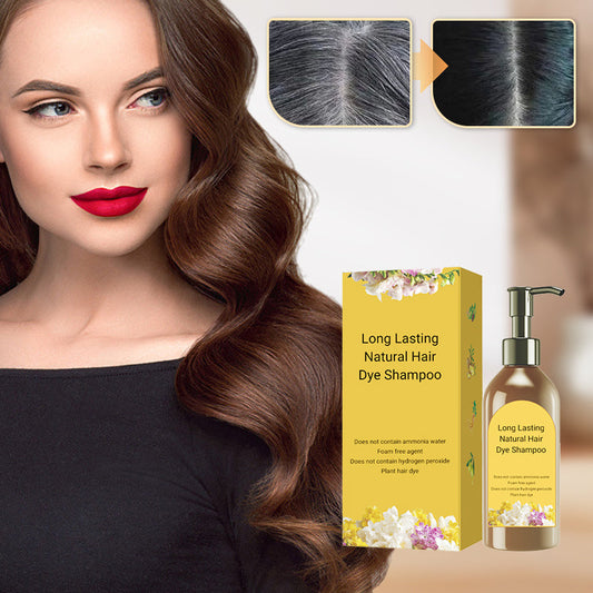 🔥Hot Sale 50% off🎁Long Lasting Natural Hair Dye Shampoo